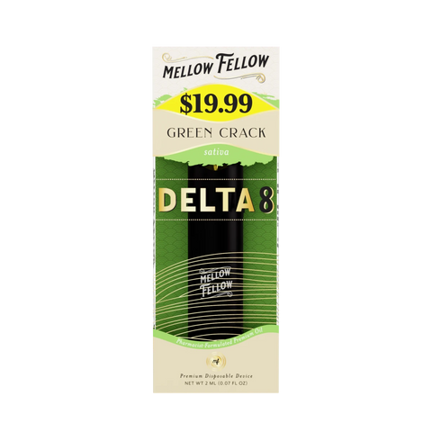 Delta 8 Premium 2ML Disposable Vape - Green Crack (Sativa)