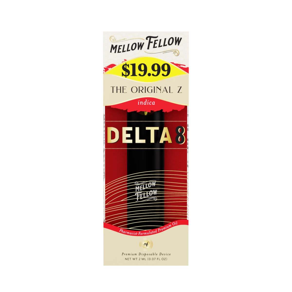 mellow groove HIPHOP 8枚 ビギー1枚 Delta 8 Premium 2ML Disposable Vape - The Original Z (Indica