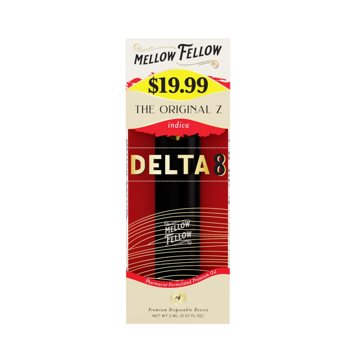 Delta 8 Premium 2ML Disposable Vape - The Original Z (Indica) - Mellow Fellow