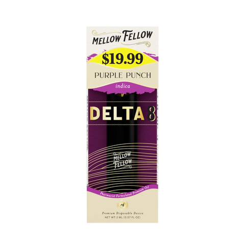 Delta 8 Premium 2ML Disposable Vape - Purple Punch (Indica)