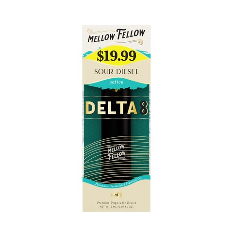 Delta 8 Premium 2ML Disposable Vape - Sour Diesel (Sativa)