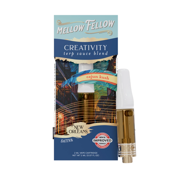 Creativity Blend - Terp Sauce 2ml Vape Cartridge - Cajun Kush (Sativa)