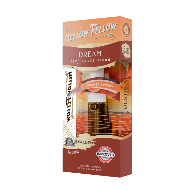 Dream Blend - Terp Sauce 2ml Vape Cartridge - Orange Cream (Indica) - Mellow Fellow