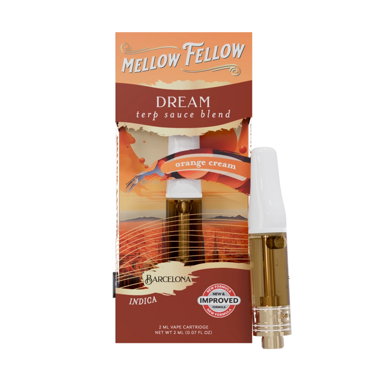 Dream Blend - Terp Sauce 2ml Vape Cartridge - Orange Cream (Indica) - Mellow Fellow