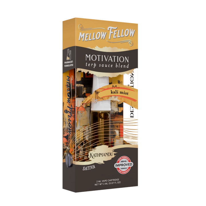 Motivation Blend - Terp Sauce 2ml Vape Cartridge - Kali Mist (Sativa) - Mellow Fellow