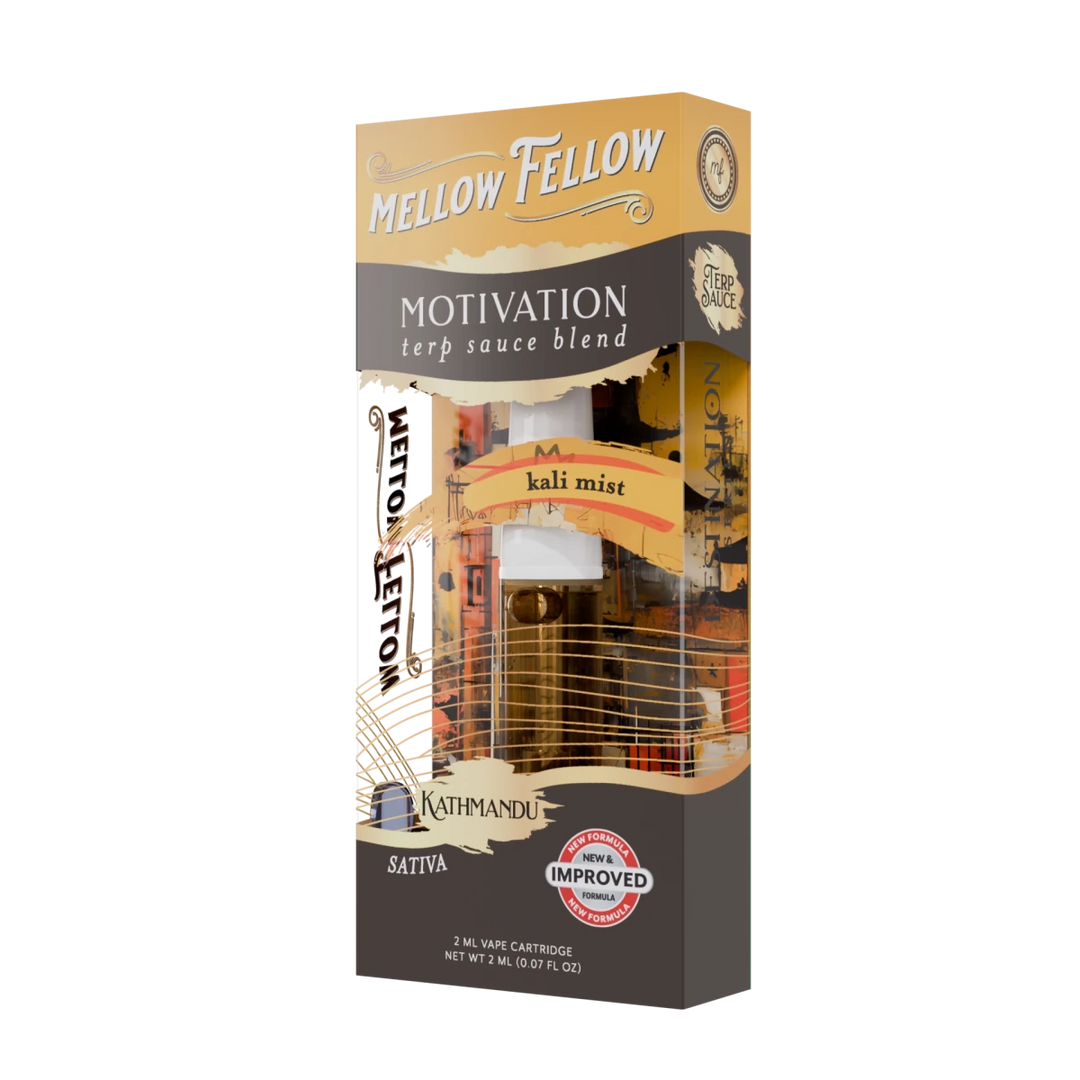 Motivation Blend - Terp Sauce 2ml Vape Cartridge - Kali Mist (Sativa) - Mellow Fellow