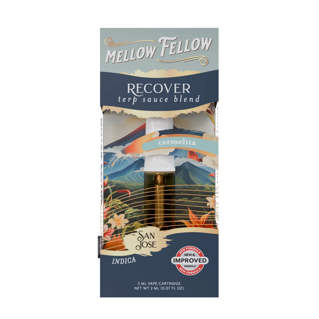 Recover Blend - Terp Sauce 2ml Vape Cartridge - Carmelita (Indica) - Mellow Fellow