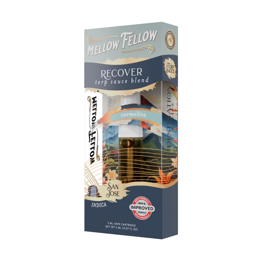 Recover Blend - Terp Sauce 2ml Vape Cartridge - Carmelita (Indica) - Mellow Fellow