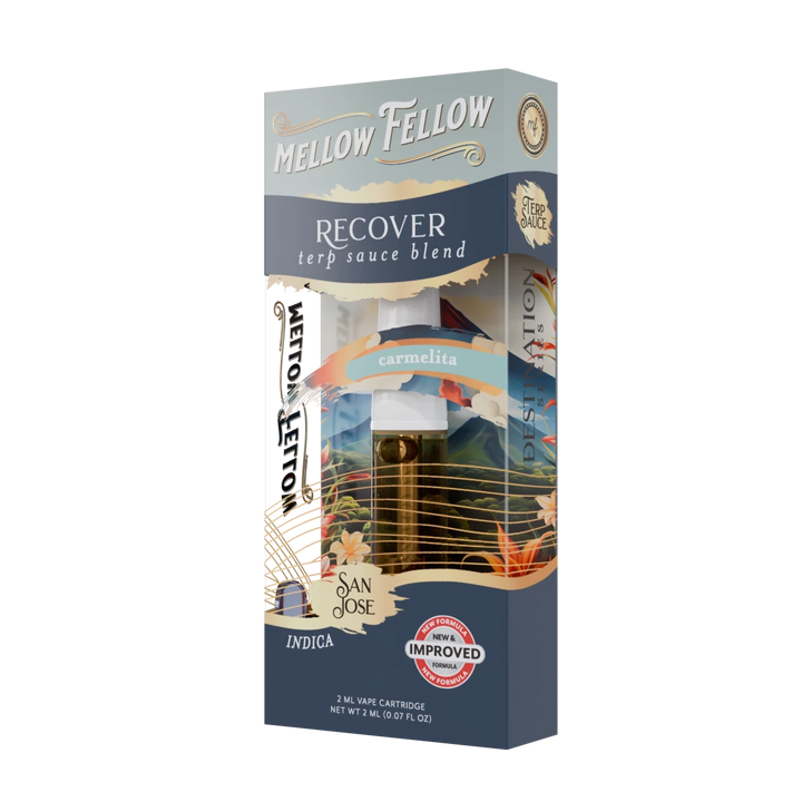 Recover Blend - Terp Sauce 2ml Vape Cartridge - Carmelita (Indica) - Mellow Fellow