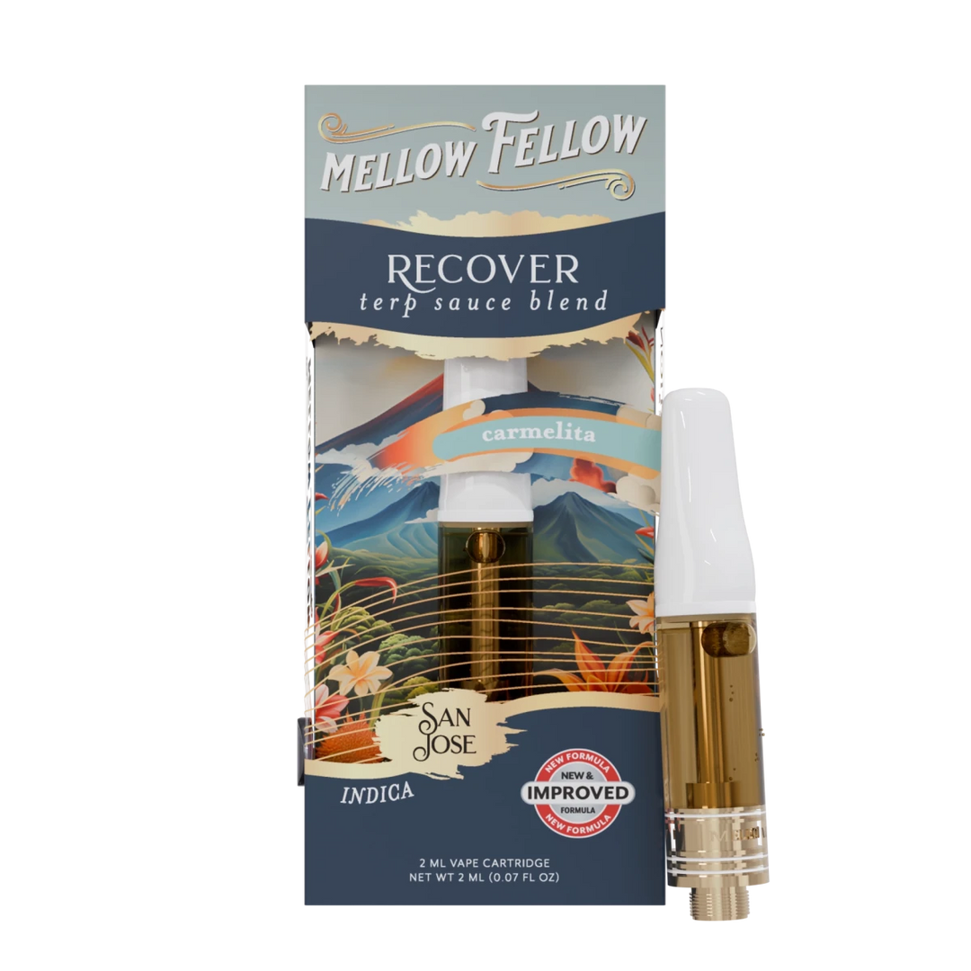 Recover Blend - Terp Sauce 2ml Vape Cartridge - Carmelita (Indica) - Mellow Fellow