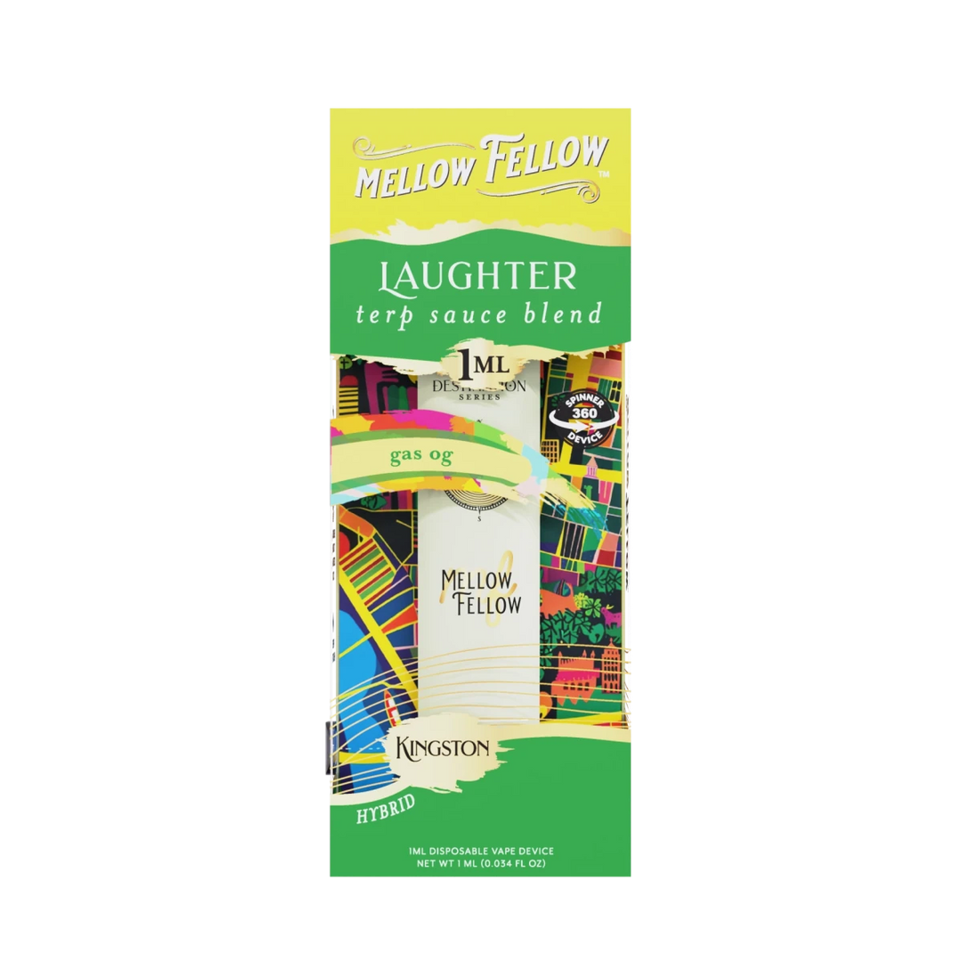 Laughter Blend - Terp Sauce 1ml Disposable Spinner Vape - Gas OG (Hybrid) - Mellow Fellow