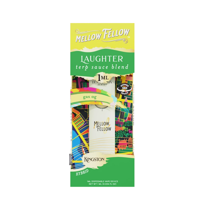 Laughter Blend - Terp Sauce 1ml Disposable Spinner Vape - Gas OG (Hybrid) - Mellow Fellow