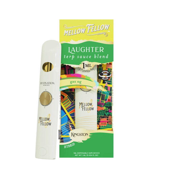 Laughter Blend - Terp Sauce 1ml Disposable Spinner Vape - Gas OG (Hybrid) - Mellow Fellow