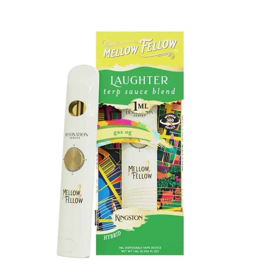 Laughter Blend - Terp Sauce 1ml Disposable Spinner Vape - Gas OG (Hybrid) - Mellow Fellow