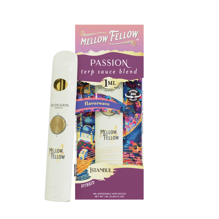 Passion Blend - Terp Sauce 1ml Disposable Spinner Vape - Flavorwave (Hybrid) - Mellow Fellow