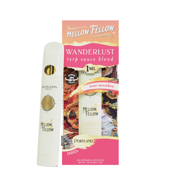 Wanderlust Blend - Terp Sauce 1ml Disposable Spinner Vape - Star Monkey (Indica)