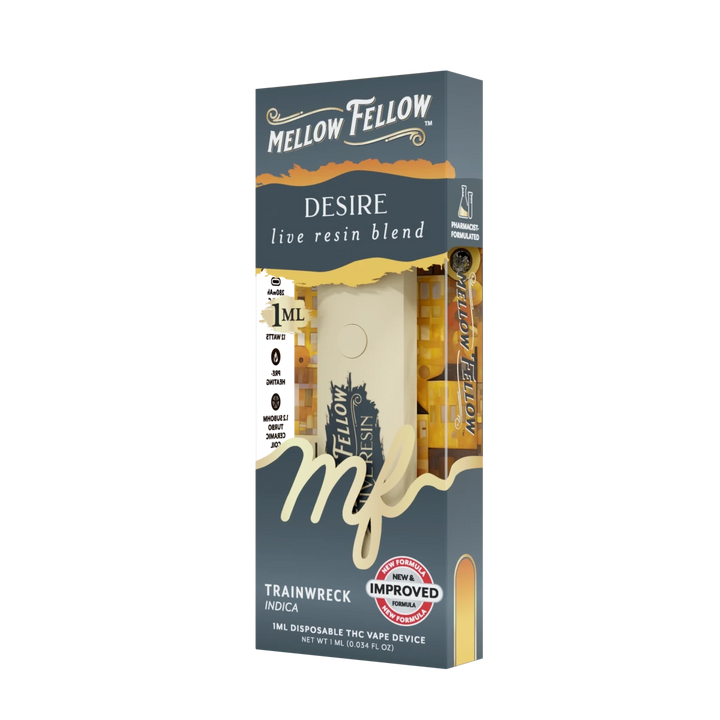 trainwreck disposable vape Desire Blend - Live Resin 1ml Disposable Vape