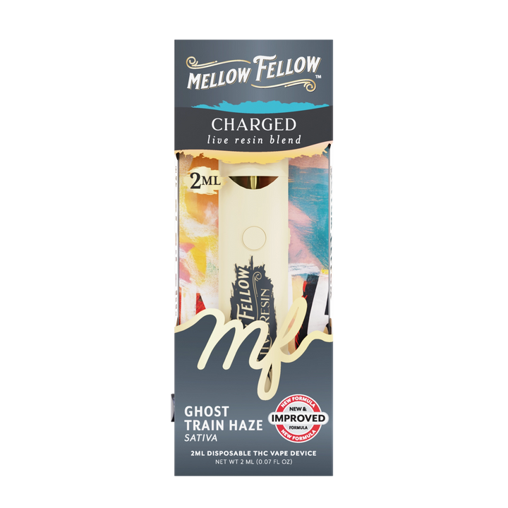 Charged Blend 2ml Live Resin Disposable Vape - Ghost Train Haze (Sativa)