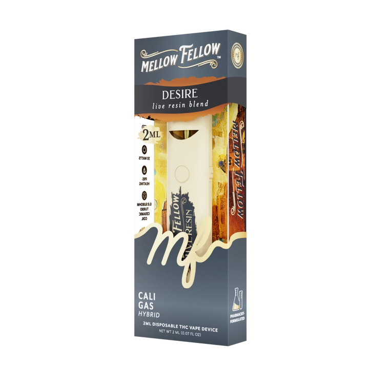 sucralose vape Desire Blend 2ml Live Resin Disposable Vape - Cali Gas (Hybrid)
