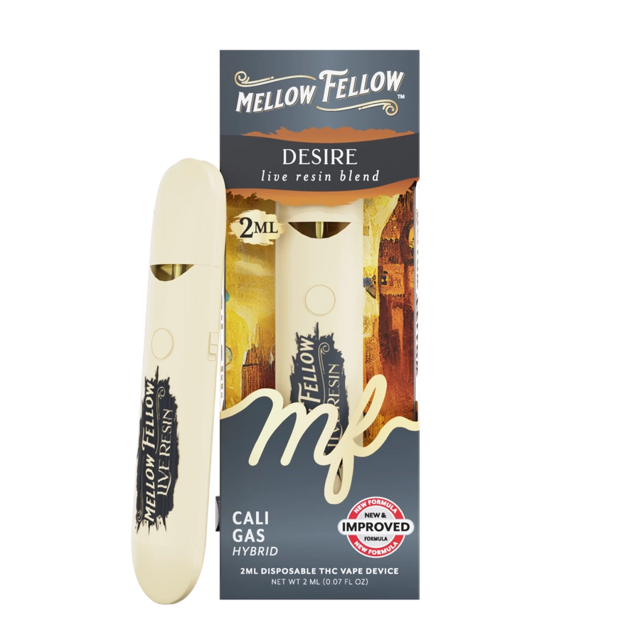 Desire Blend 2ml Live Resin Disposable Vape - Cali Gas (Hybrid) - Mellow Fellow