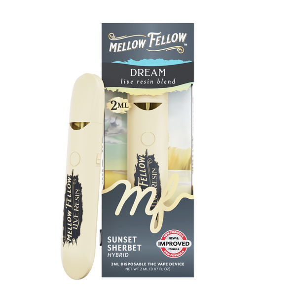 Dream Blend 2ml Live Resin Disposable Vape - Sunset Sherbet (Hybrid)