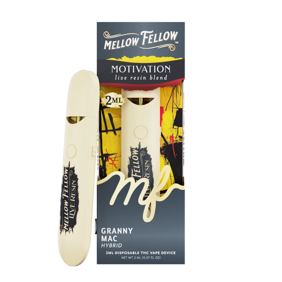 Motivation Blend 2ml Live Resin Disposable Vape - Granny Mac Motivation Blend 2ml Live Resin Disposable Vape - Granny Mac
