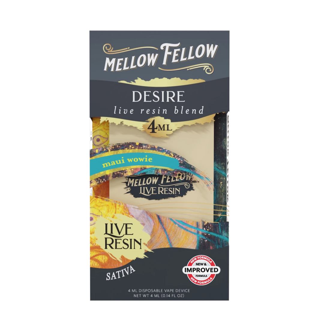 Desire Blend 4ml Live Resin Disposable Vape - Maui Wowie (Sativa)