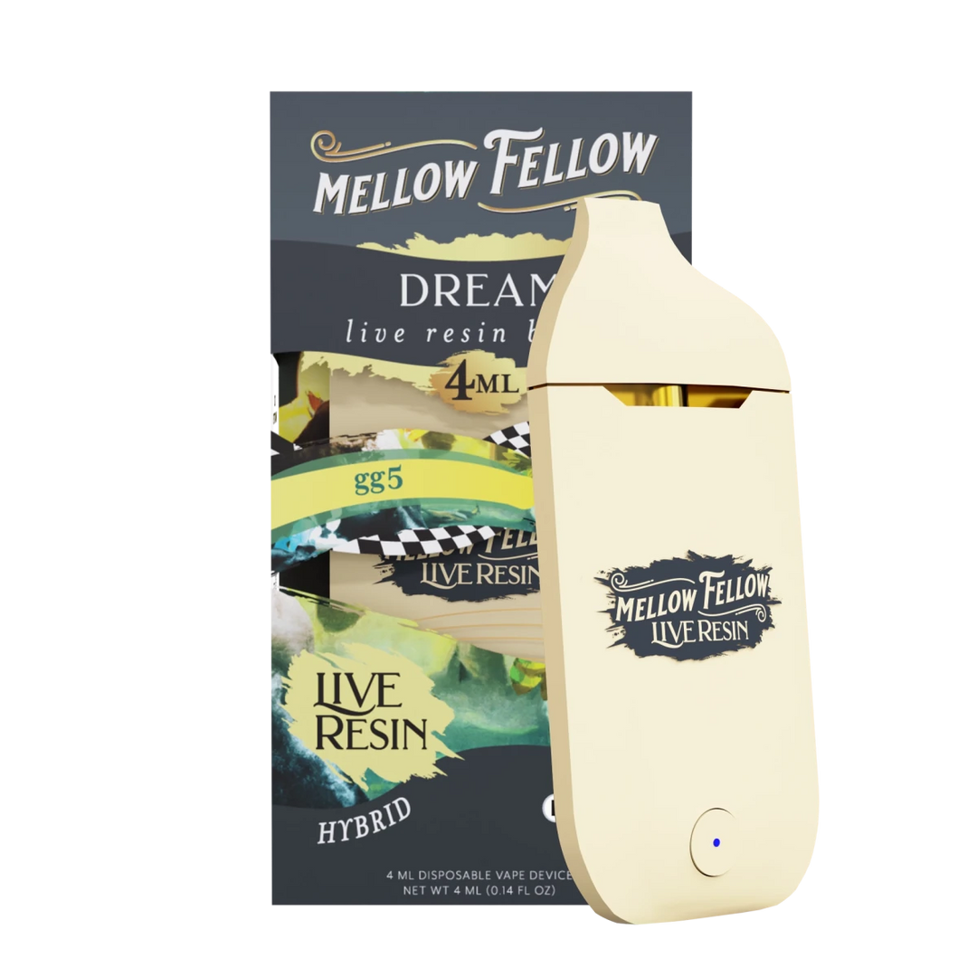 Dream Blend 4ml Live Resin Disposable Vape - GG5 (Hybrid) - Mellow Fellow