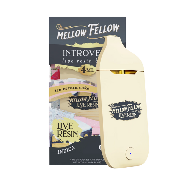 Introvert Blend 4ml Live Resin Disposable Vape - Ice Cream Cake (Indica)