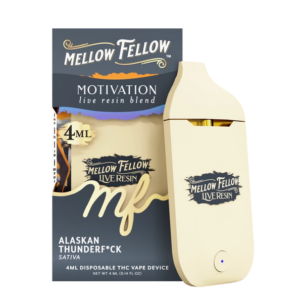 Motivation Blend 4ml Live Resin Disposable Vape - Alaskan Thunderf*ck (Sativa)