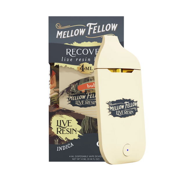 Recover Blend 4ml Live Resin Disposable Vape - Bubba Kush (Indica)