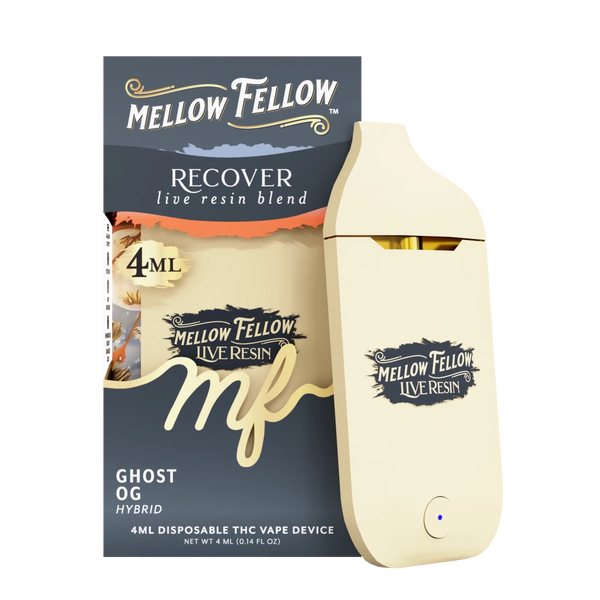 Recover Blend 4ml Live Resin Disposable Vape - Ghost OG (Hybrid)