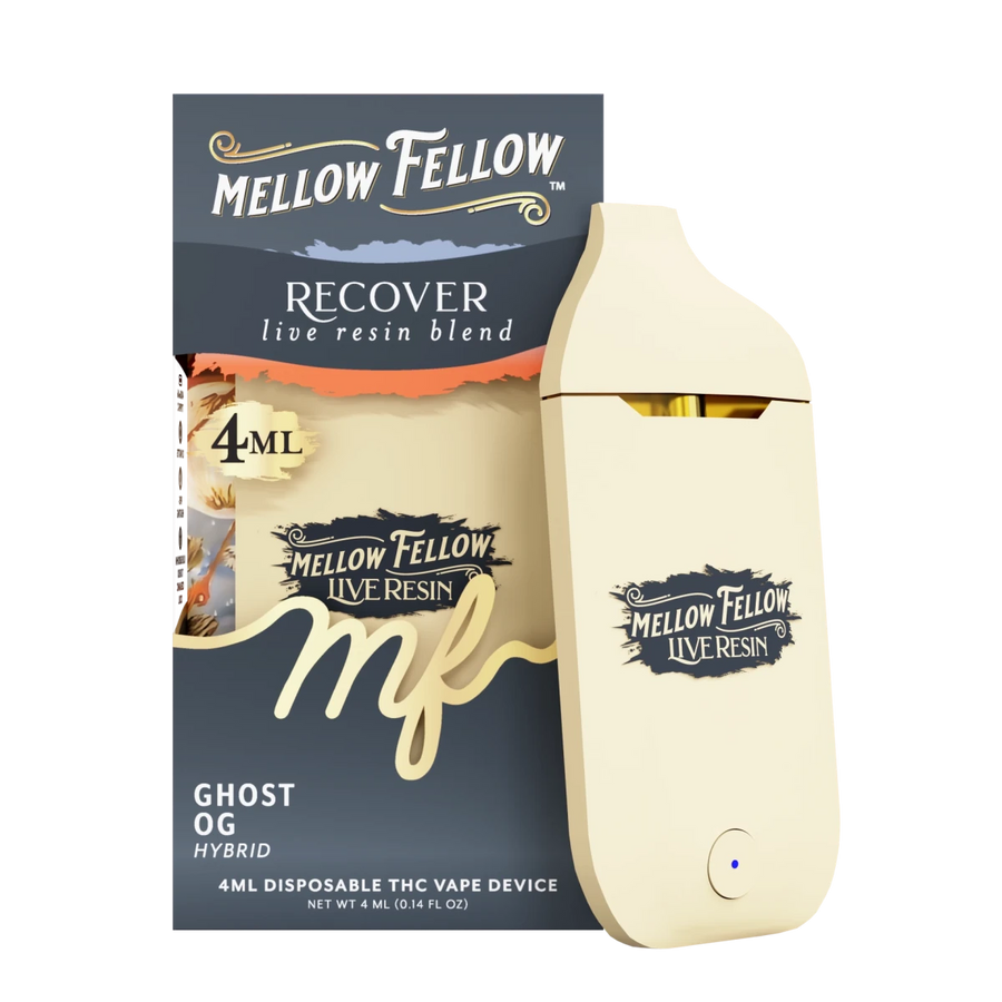 Recover Blend 4ml Live Resin Disposable Vape - Ghost OG (Hybrid) - Mellow Fellow
