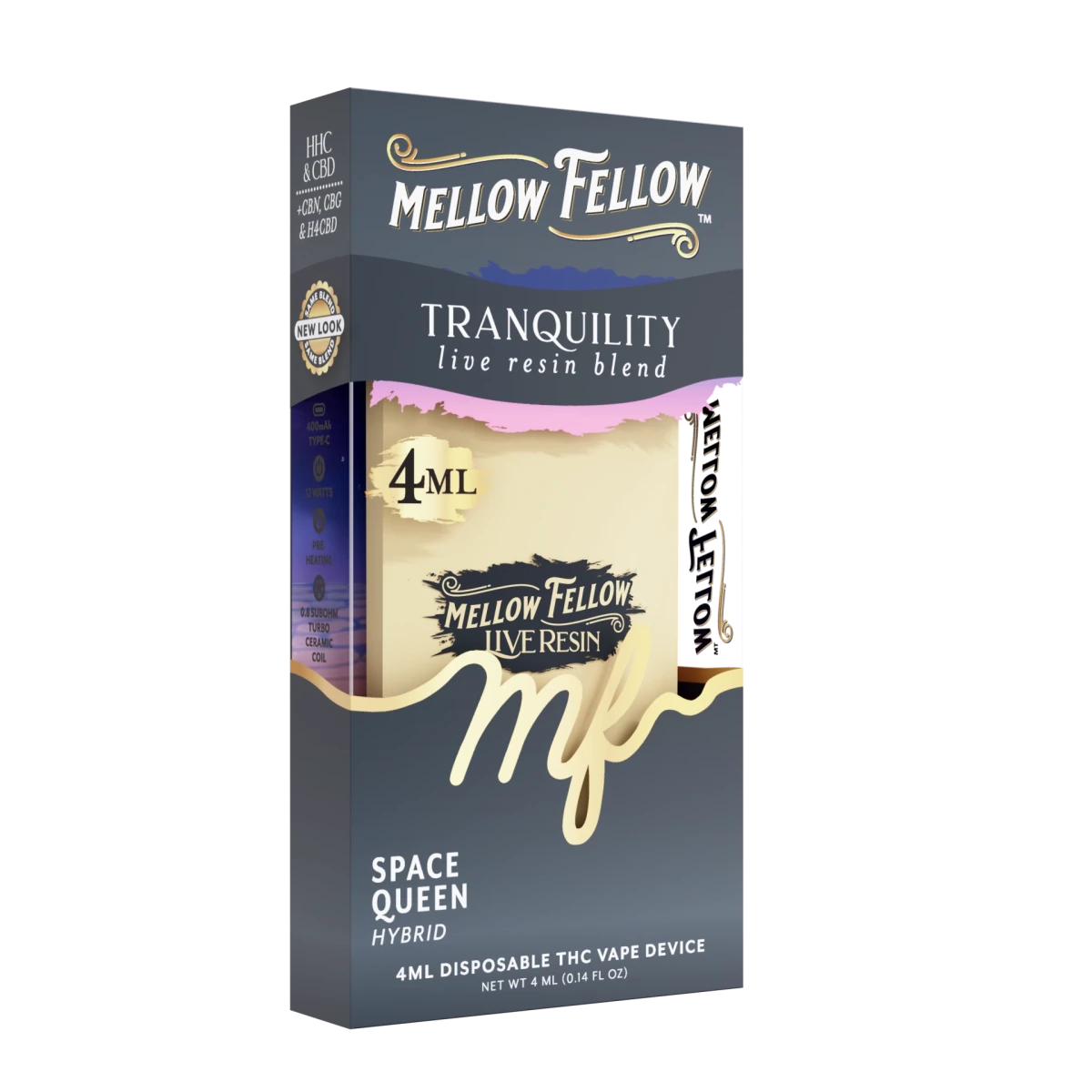 space vape thc disposable Tranquility Blend 4ml Live Resin Disposable Vape