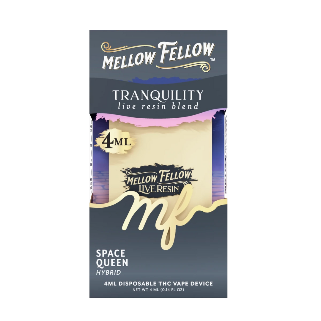 Tranquility Blend 4ml Live Resin Disposable Vape - Space Queen (Hybrid Mellow Fellow Tranquility Blend 4ml Live Resin Disposable Vape - Space Queen (Hybrid Mellow Fellow