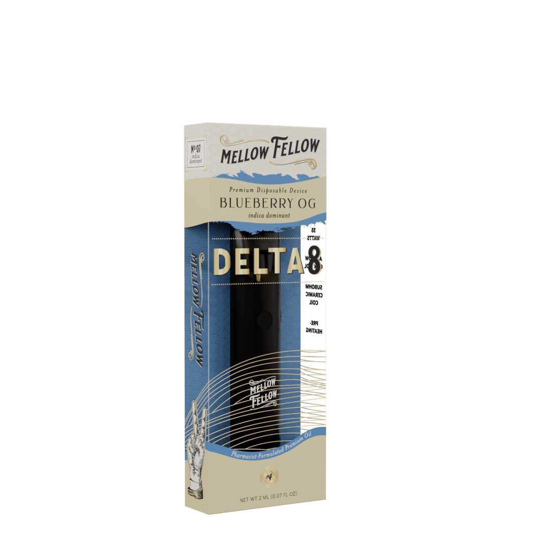 Delta 8 Premium 2ML Disposable Vape - Blueberry OG (Indica Dominant)