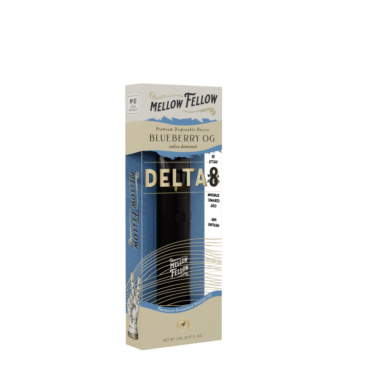 Delta 8 Premium 2ML Disposable Vape - Blueberry OG (Indica Dominant)