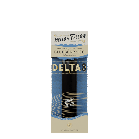 Delta 8 Premium 2ML Disposable Vape - Blueberry OG (Indica Dominant)