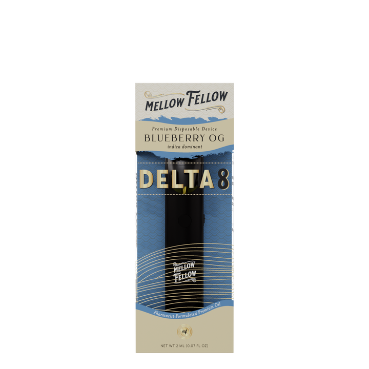 Delta 8 Premium 2ML Disposable Vape - Blueberry OG (Indica Dominant)