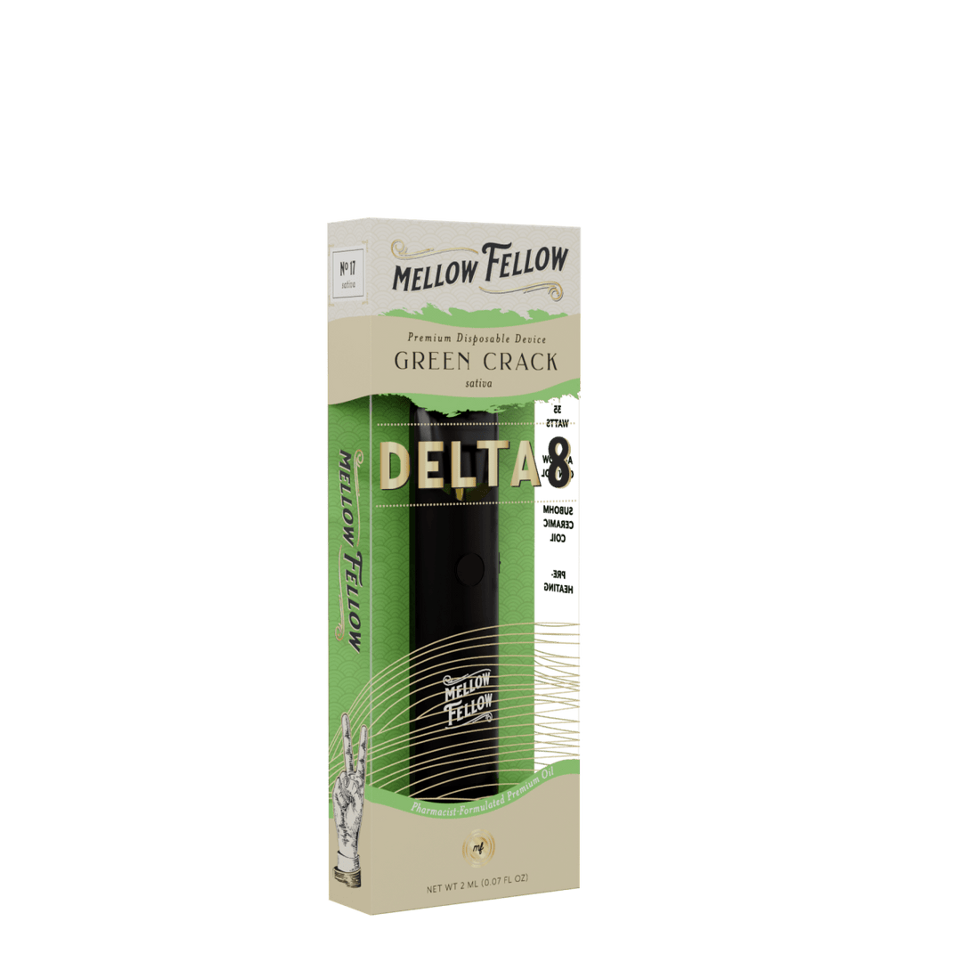 Delta 8 Premium 2ML Disposable Vape - Green Crack (Sativa)