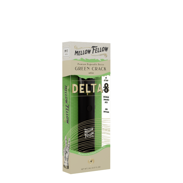 Delta 8 Premium 2ML Disposable Vape - Green Crack (Sativa)