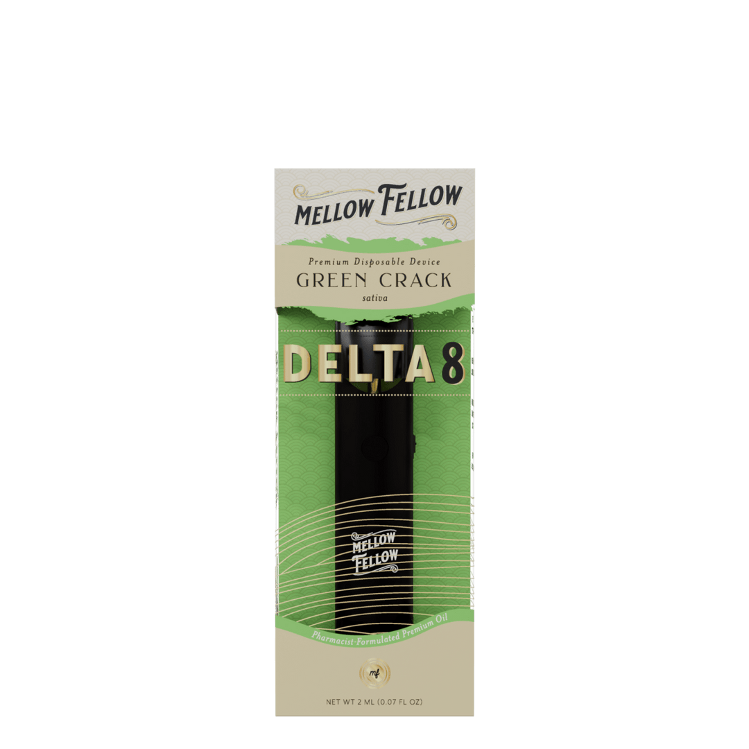 Delta 8 Premium 2ML Disposable Vape - Green Crack (Sativa)