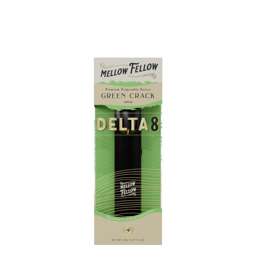 Delta 8 Premium 2ML Disposable Vape - Green Crack (Sativa)