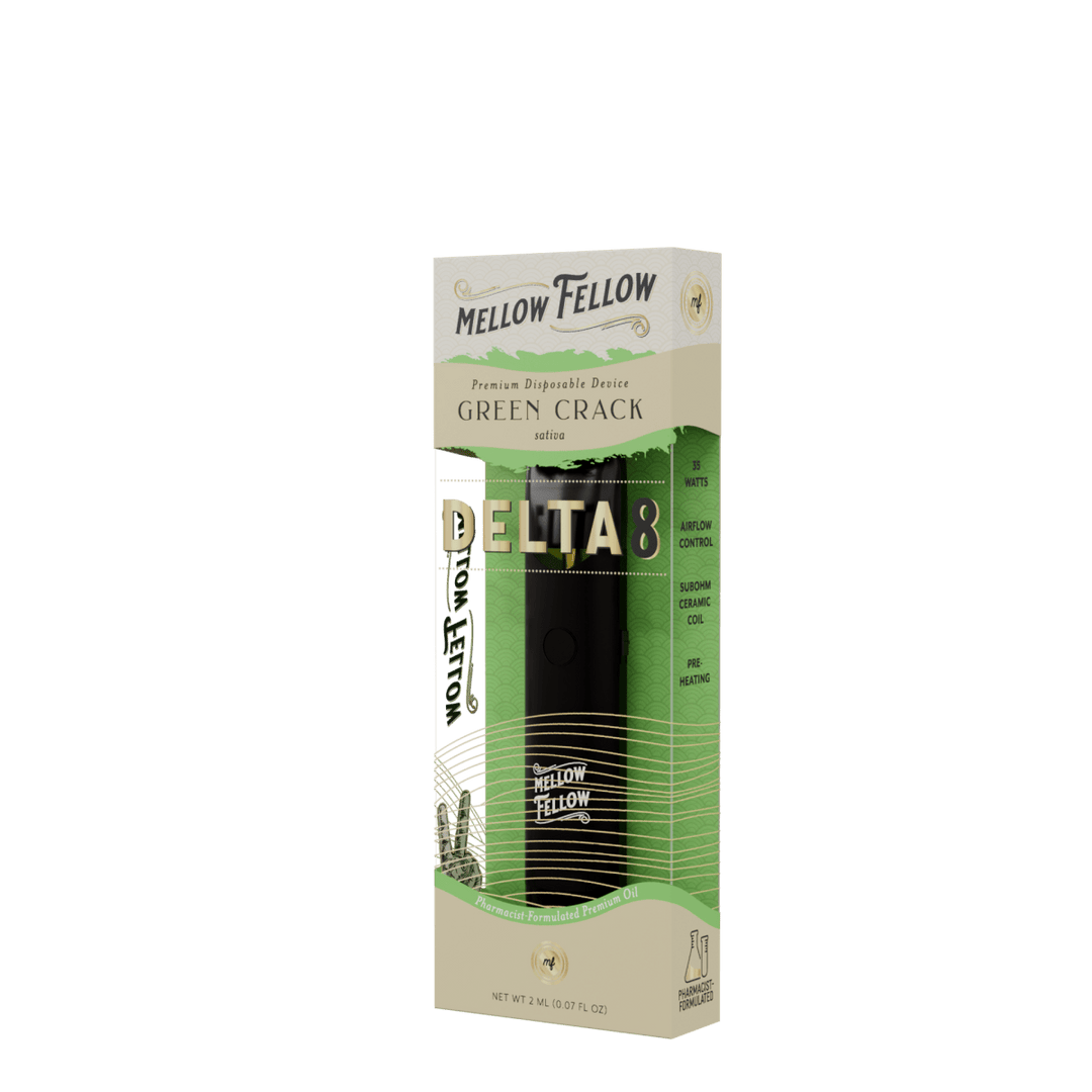 Delta 8 Premium 2ML Disposable Vape - Green Crack (Sativa)