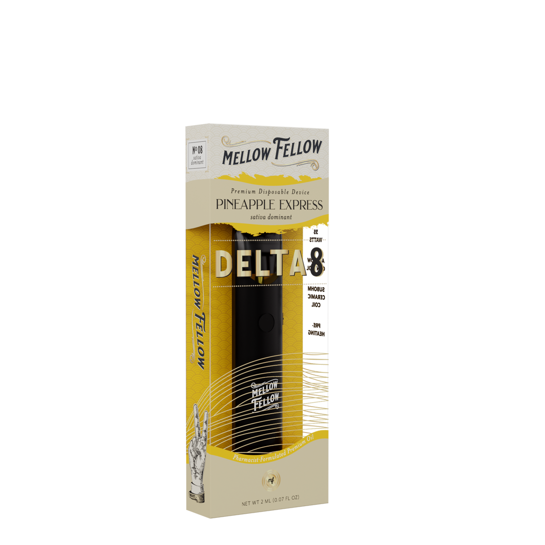 Delta 8 Premium 2ML Disposable Vape - Pineapple Express (Sativa Dominant)