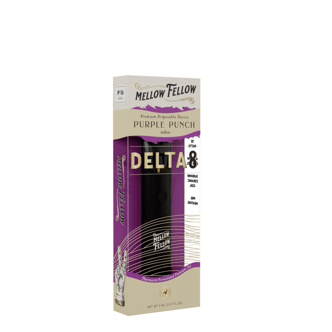 Delta 8 Premium 2ML Disposable Vape - Purple Punch (Indica)