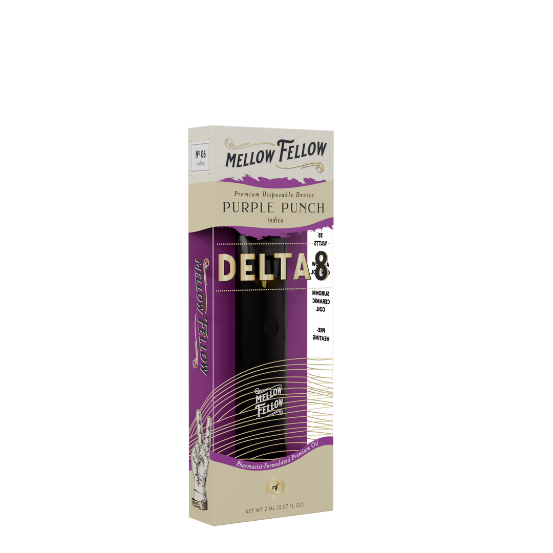 Delta 8 Premium 2ML Disposable Vape - Purple Punch (Indica)