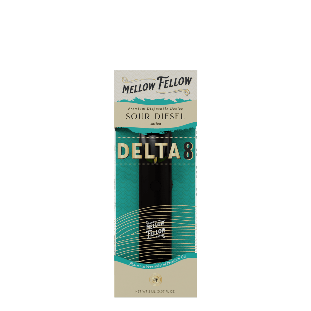 Delta 8 Premium 2ML Disposable Vape - Sour Diesel (Sativa)