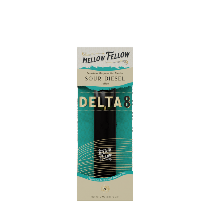 Delta 8 Premium 2ML Disposable Vape - Sour Diesel (Sativa)