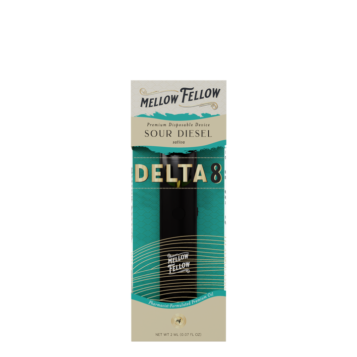 Delta 8 Premium 2ML Disposable Vape - Sour Diesel (Sativa)